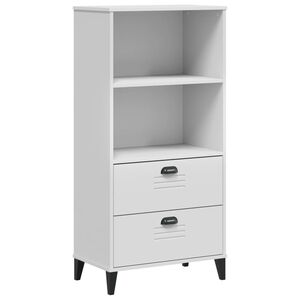 vidaXL Biblioth&egrave;que VIKEN blanc 60x35x123 cm bois d'ing&eacute;nierie