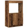 vidaXL Buffet haut vieux bois 63x33x100 cm bois d'ing&eacute;nierie