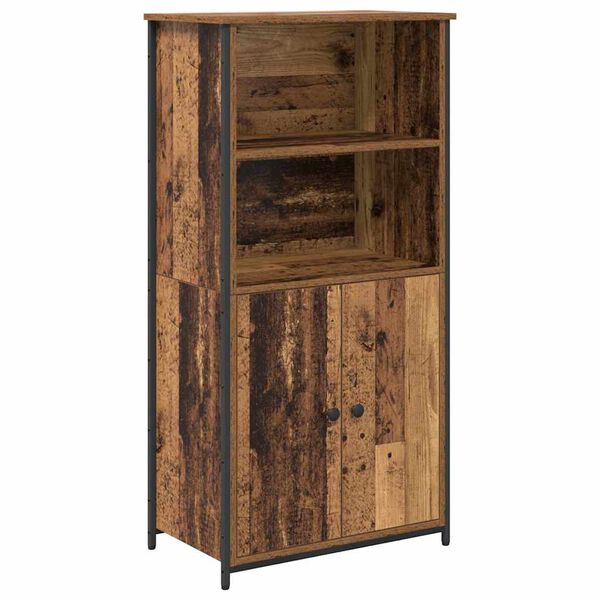 vidaXL Haut Armoire Bois Ancien 62 x 36 x 121,5 cm Bois d'ing&eacute;nierie
