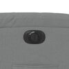 vidaXL Fauteuil inclinable &eacute;lectrique Gris clair Tissu