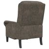 vidaXL fauteuil Gris foncé 76 x 94 x 102 cm Cuir synthétique