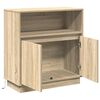 vidaXL Buffet LED Chêne Sonoma 71 x 34,5 x 75 cm Bois d'ingénierie