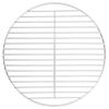 vidaXL Grille de barbecue ronde &Oslash;34,5 cm acier inoxydable 304