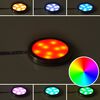 Kit de 4 Spots LED RGB avec t&eacute;l&eacute;commande