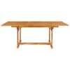 vidaXL Ensemble &agrave; manger de jardin 7 pcs Bois de teck massif