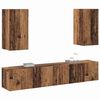 vidaXL Ensemble meuble TV 4 pcs Bois Ancien Bois d'ing&eacute;nierie