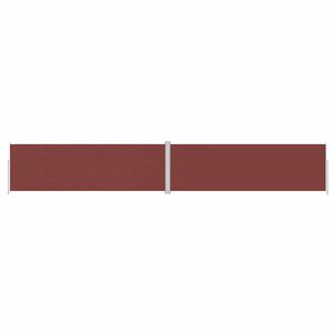 vidaXL Auvent lat&eacute;ral r&eacute;tractable Marron 200x1200 cm