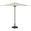 vidaXL Pied de parasol Noir 48 x 48 x 32 cm