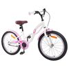 vidaXL V&eacute;lo pour Enfants 18 Pouces pour les 5-7 ans Blanc