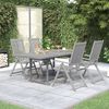 vidaXL Ensemble &agrave; manger de jardin 5 pcs Bois d'acacia massif
