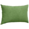 vidaXL Coussins de canapé 2 pcs Vert clair 50 x 30 cm