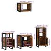 vidaXL Ensemble de mobilier de salle de bain 4 pcs Bois Recyclé Solide