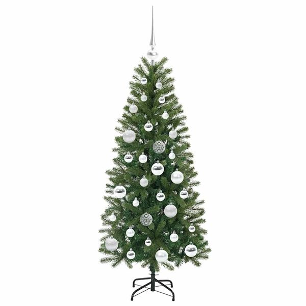 vidaXL Sapin de No&euml;l artificiel avec 150 LED Vert 120 cm PE et PVC