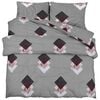 vidaXL Ensemble de housse de couette multicolore 260x220 cm coton