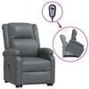 vidaXL Fauteuil anthracite similicuir