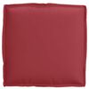 vidaXL Coussin 2 pcs Bordeaux 40 x 40 x 8 cm Tissu Oxford