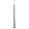 vidaXL Borne lumineuse 110 cm en acier inoxydable IP44
