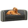 vidaXL Canap&eacute; pliable pour chien Gris 73x67x26 cm Coussin lavable