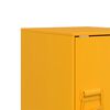 vidaXL Tables de chevet 2 pcs jaune moutarde 34,5x39x44 cm acier