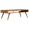 vidaXL Table basse 110x50x35 cm Bois massif