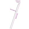 vidaXL Piquets de tente 25 pcs 30 cm Ø4 mm acier galvanisé