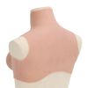 vidaXL Plastron en silicone naturel coupe D
