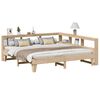 vidaXL Lit biblioth&egrave;que sans matelas 180x200 cm bois massif de pin