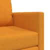 vidaXL Canap&eacute;-Lit 60cm Jaune fonc&eacute; tissu