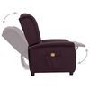 vidaXL Fauteuil de massage Violet Tissu