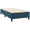 vidaXL Sommier &agrave; lattes de lit avec matelas Bleu fonc&eacute; 90x190 cm