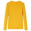 T-shirt enfants à manches longues ocre 92