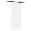 vidaXL Porte coulissante ORKDAL Blanc 83 x 202 cm Pin massif