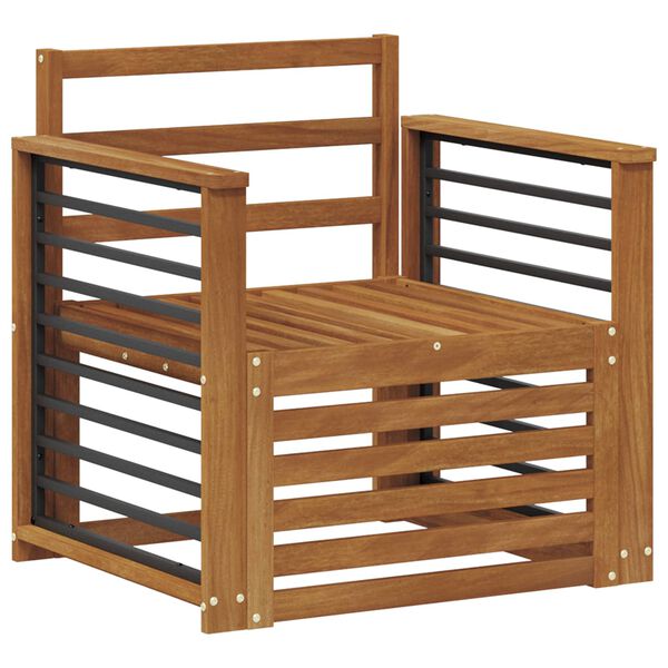 vidaXL Ensemble de canap&eacute;s d'ext&eacute;rieur Naturel 71 x 63 x 73 cm