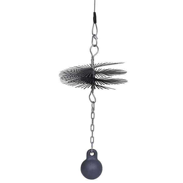 Brosse ronde pour chemin&eacute;e Dia. 25 cm