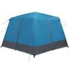 vidaXL Tente Cabane avec toit avec stockage Bleu 400 x 350 x 212 cm