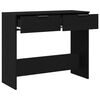 vidaXL Table console Chêne noir 90 x 36 x 75 cm Bois d'ingénierie