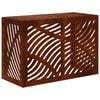 vidaXL Housse de climatiseur Rouill&eacute; 90 x 40 x 60 cm Acier patin&eacute;