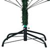 vidaXL Arbre de No&euml;l artificiel pr&eacute;-&eacute;clair&eacute; et boules vert 180 cm PVC