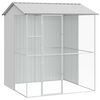 vidaXL Cage pour oiseaux Gris 215 x 210 x 247 cm Acier galvanis&eacute;