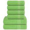 vidaXL Ensemble de serviettes FROGN 6 pcs vert pomme 360 g/m&sup2;