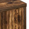 vidaXL Buffet Ch&ecirc;ne fum&eacute; 89,5 x 33 x 82 cm Bois d'ing&eacute;nierie