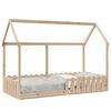 vidaXL Cadre de lit d'enfants forme de maison sans matelas pin massif