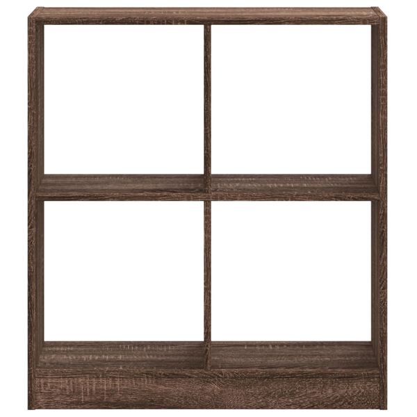 vidaXL Bibliothèque chêne marron 68,5x32x75 cm bois d'ingénierie