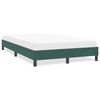 vidaXL Cadre de lit sans matelas vert fonc&eacute; 120x220 cm velours