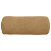 vidaXL Coussins d'accent 2 pcs Marron Ø 15 x 40 cm