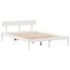 vidaXL Cadre de lit sans matelas blanc 160x200 cm bois de pin massif