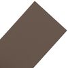 vidaXL Bordure de jardin marron 10 m 20 cm poly&eacute;thyl&egrave;ne