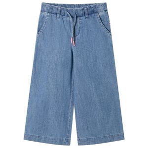 vidaXL Pantalons pour enfants bleu denim 92