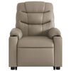 vidaXL Fauteuil inclinable Cappuccino Similicuir
