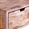 vidaXL Table basse avec 4 tiroirs Bois de teck recyclé